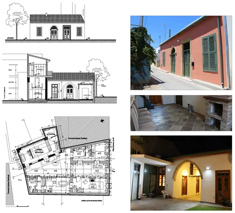 Traditional dwelling in the Old City of Nicosia, Cyprus